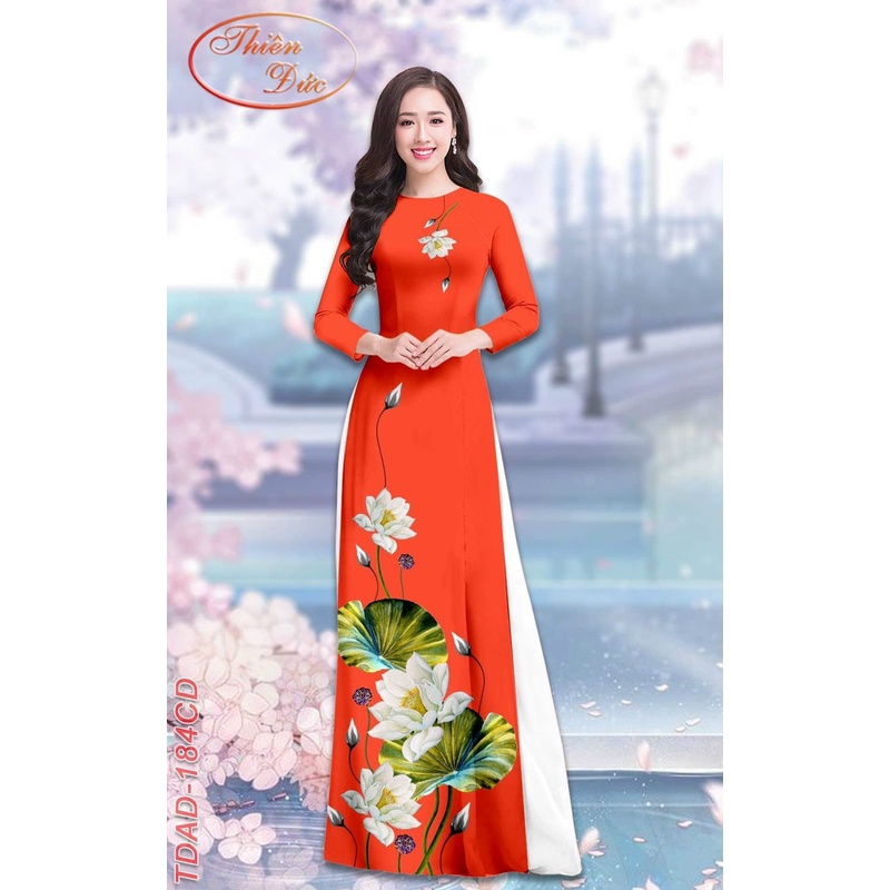 ÁO DÀI HOA ĐỦ SIZE