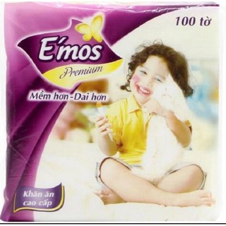 VB. giấy vuông e'mos 100 tờ < Bé Sơ Sinh>