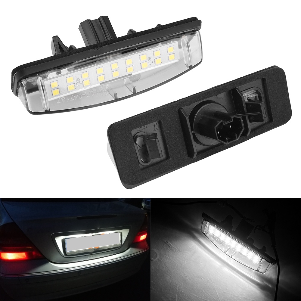Bộ 2 Đèn Led Ánh Sáng Trắng Gắn Biển Số Xe Hơi Mitsubishi Colt Plus Grandis 2003