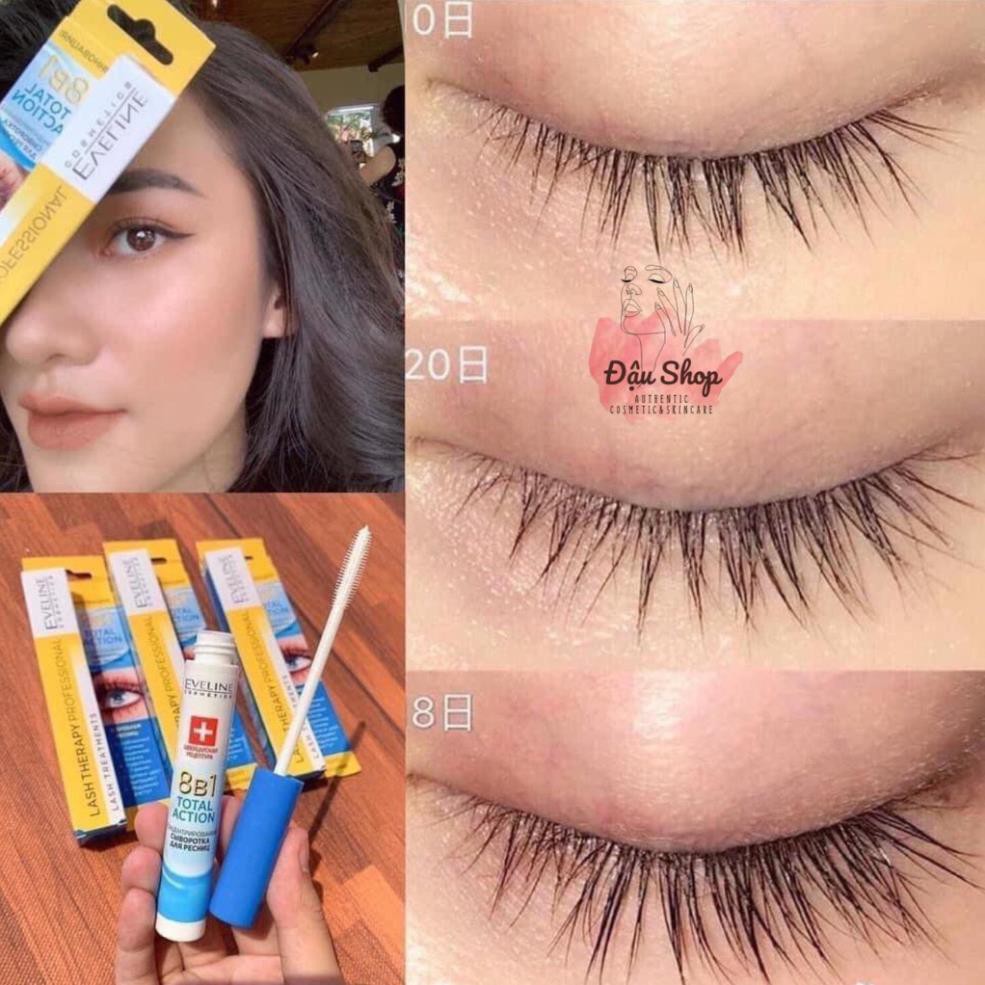 Huyết thanh Dưỡng mi Eveline 8in1 Total Action Lash Therapy professional