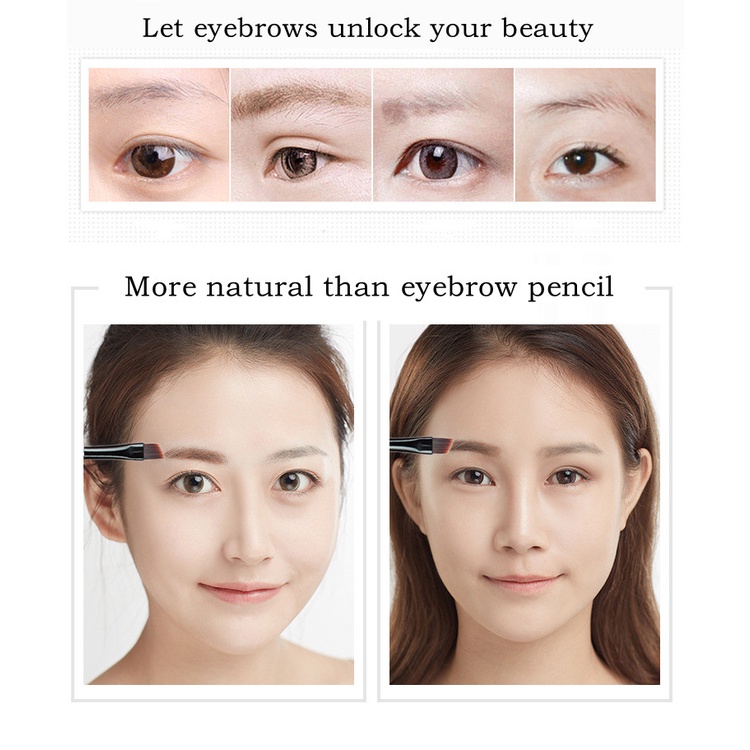 Bảng phấn trang điểm lông mày SEVICH 3 màu tự nhiên lâu trôi 6g