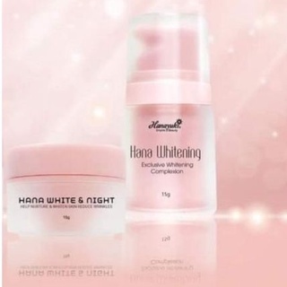 [ MINI] BỘ ĐÔI DƯỠNG ĐÊM HANAYUKI (HANA WHITENING + HANA WHITE NIGHT)