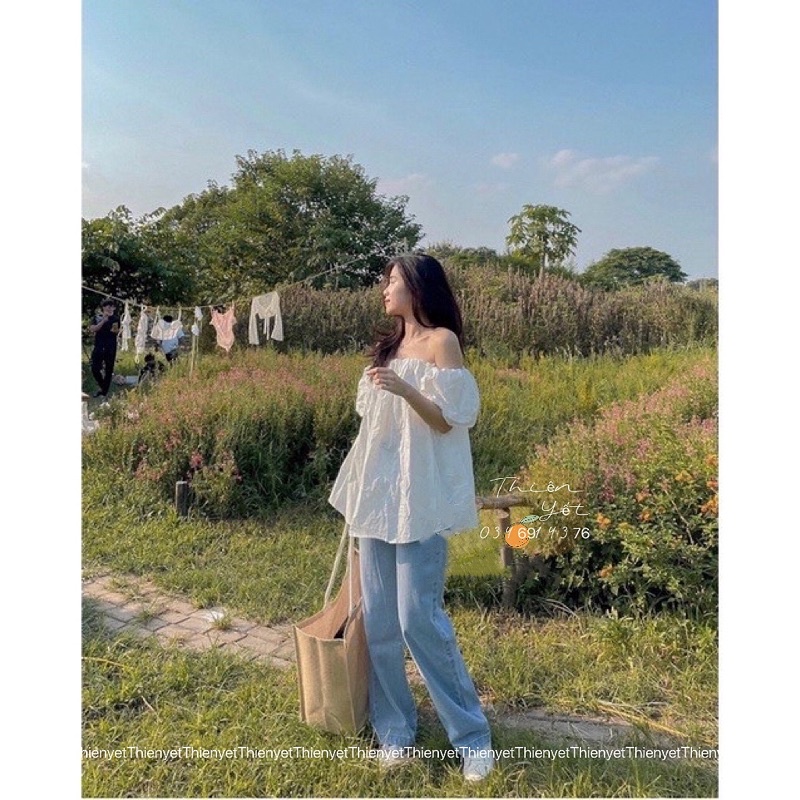 ÁO THÔ TRỄ VAI TAY BỒNG”MIMI” siêu xinh - Thiên Yết QTA01