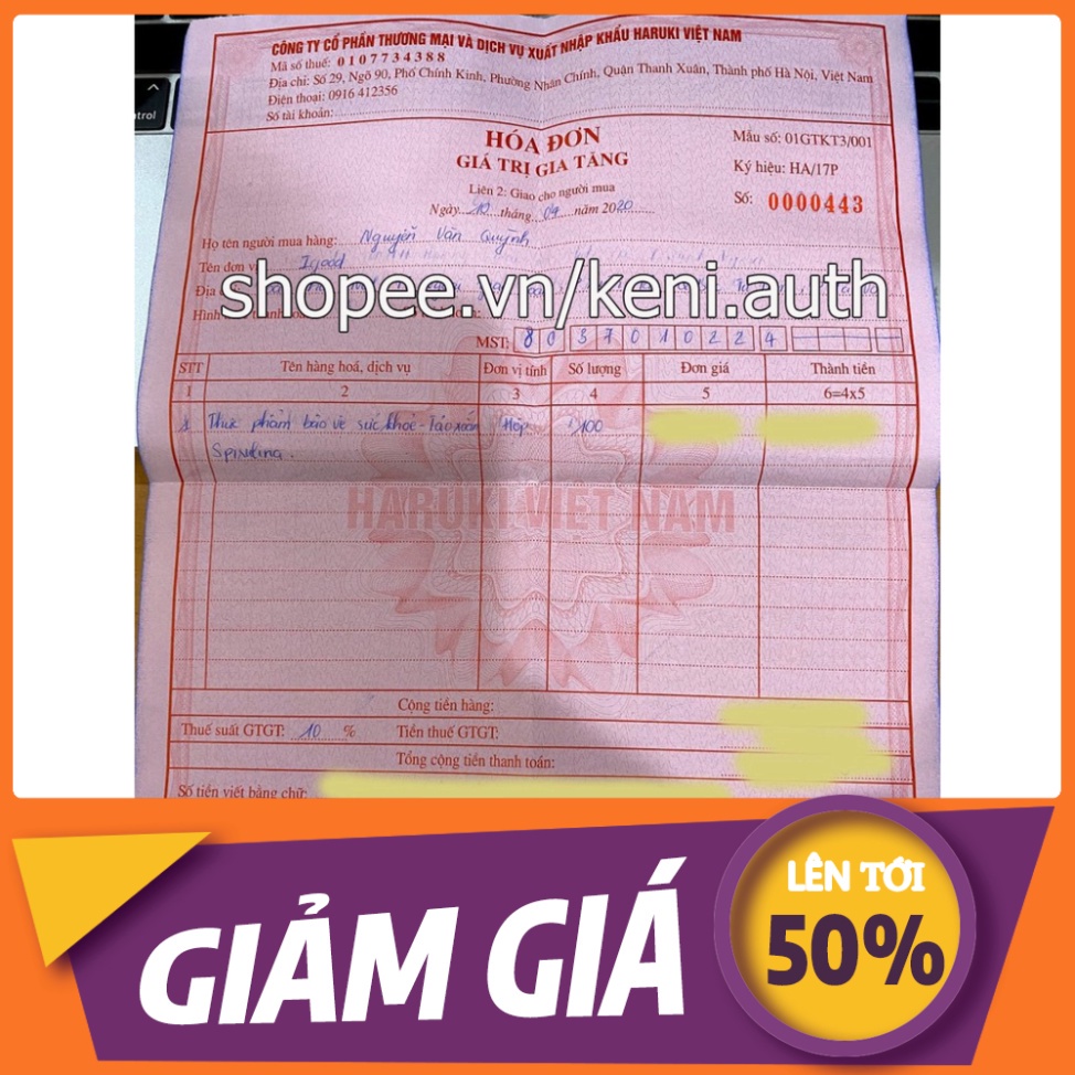 GIÁ SỐC Tảo xoắn Spirulina Nhật Bản 2200 viên (date 2023) ....
