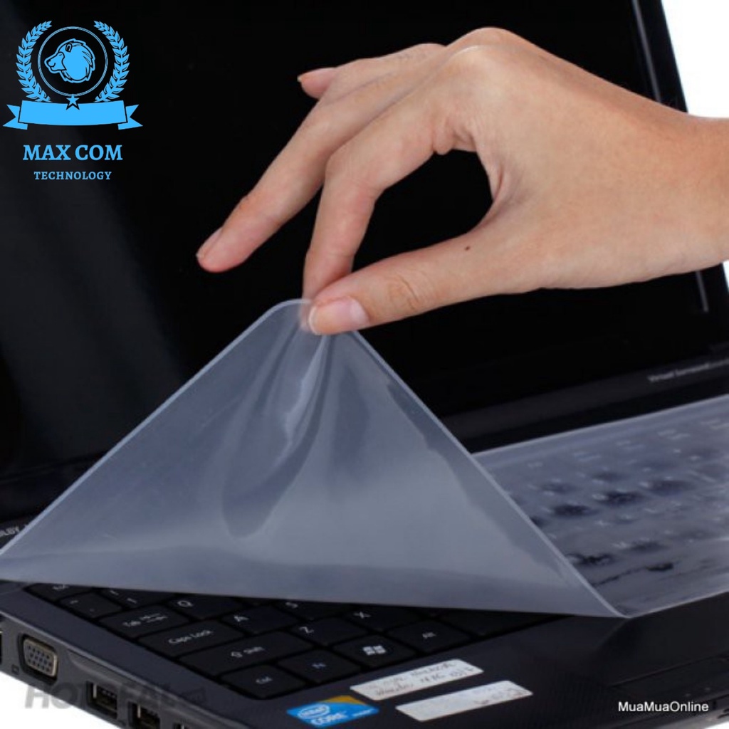 Miếng phủ bảo vệ bàn phím laptop 13 14 15.6 17 inch , tấm lót phủ bàn phím trong suốt