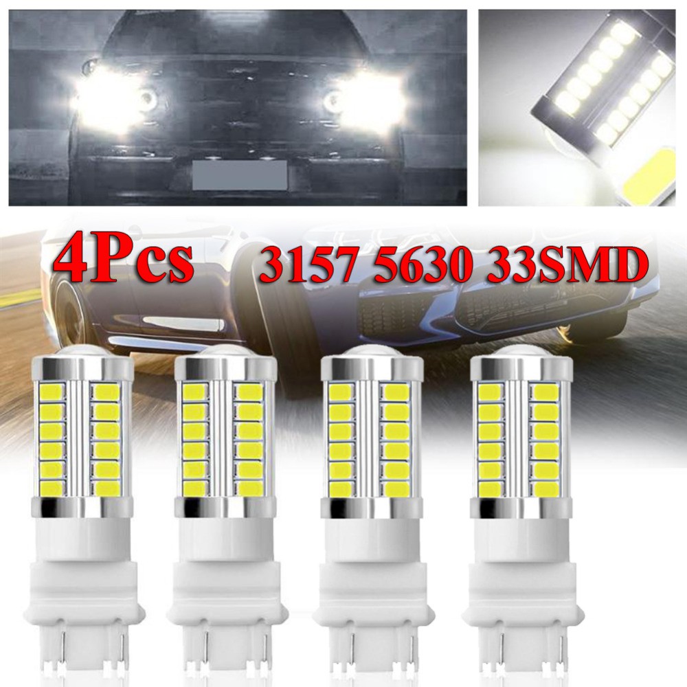 Bóng Led T25 3156 3157 Chip 5630 33SMD Dùng Cho Xi Nhan, Đèn Lùi Ô Tô