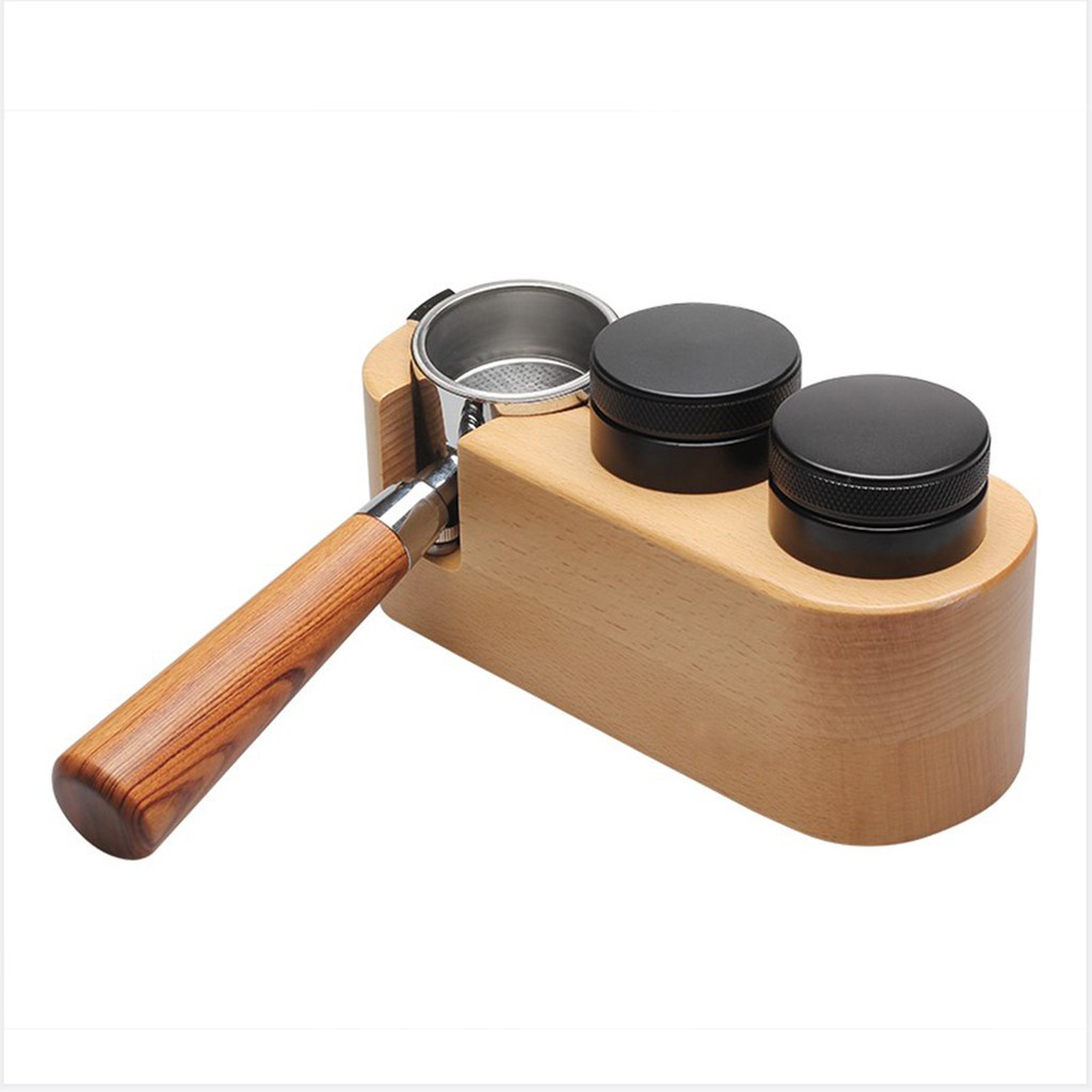[Dolity2] Giá Đỡ Máy Pha Cà Phê Espresso Latte Bằng Gỗ
