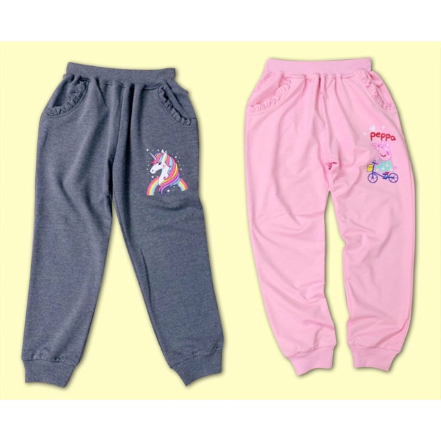 Quần jogger bé gái
