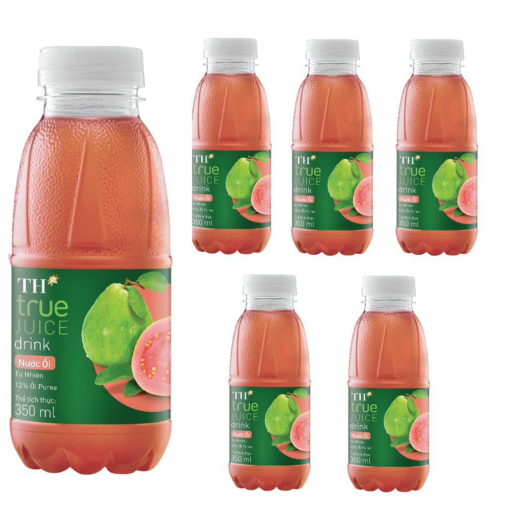 chai nước ổi tự nhiên TH True Juice 350ml/chai [up]