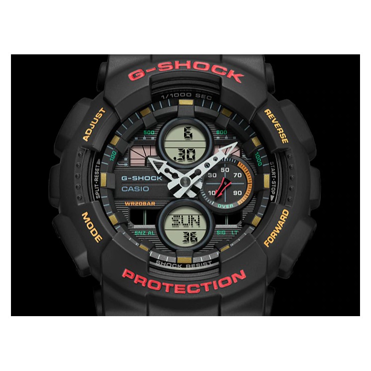 Đồng Hồ Casio Nam Dây Nhựa GSHOCK GA-140-1A4 Chính Hãng