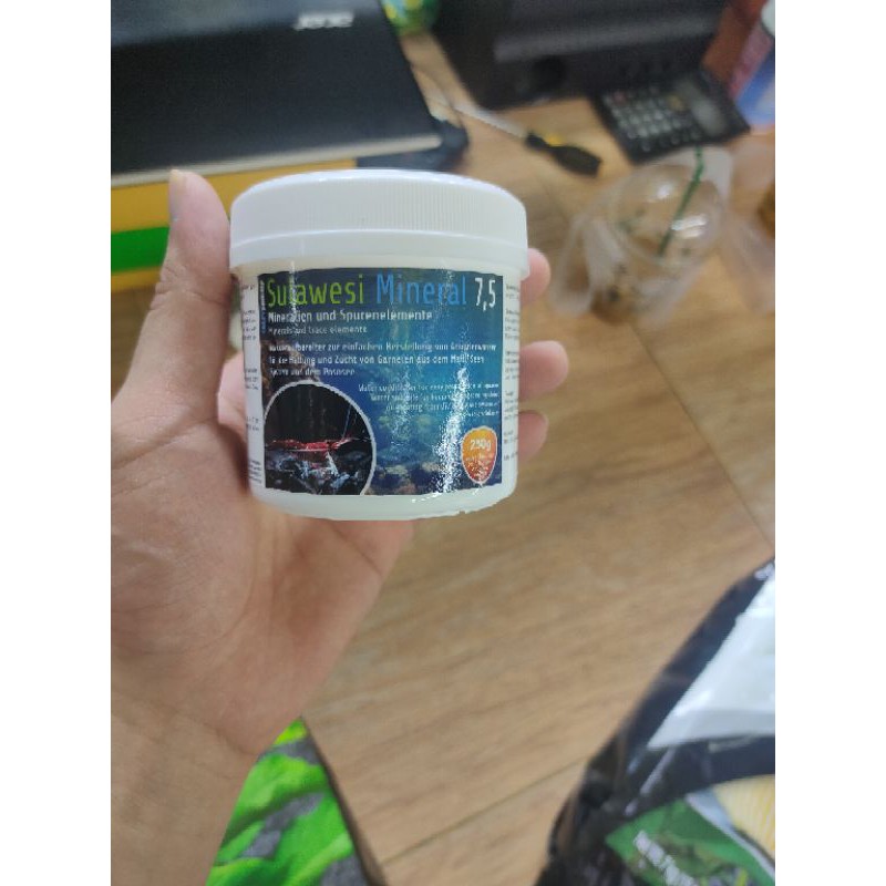 Muối Salty 7.5-8.5 Cho Tép Sulawesi - 50Gram