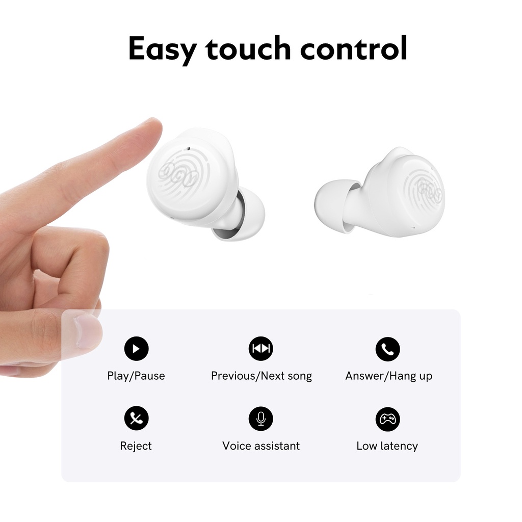 Tai Nghe Nhét Tai QCY T17 Kết Nối Bluetooth 5.1 HIFI Và Phụ Kiện