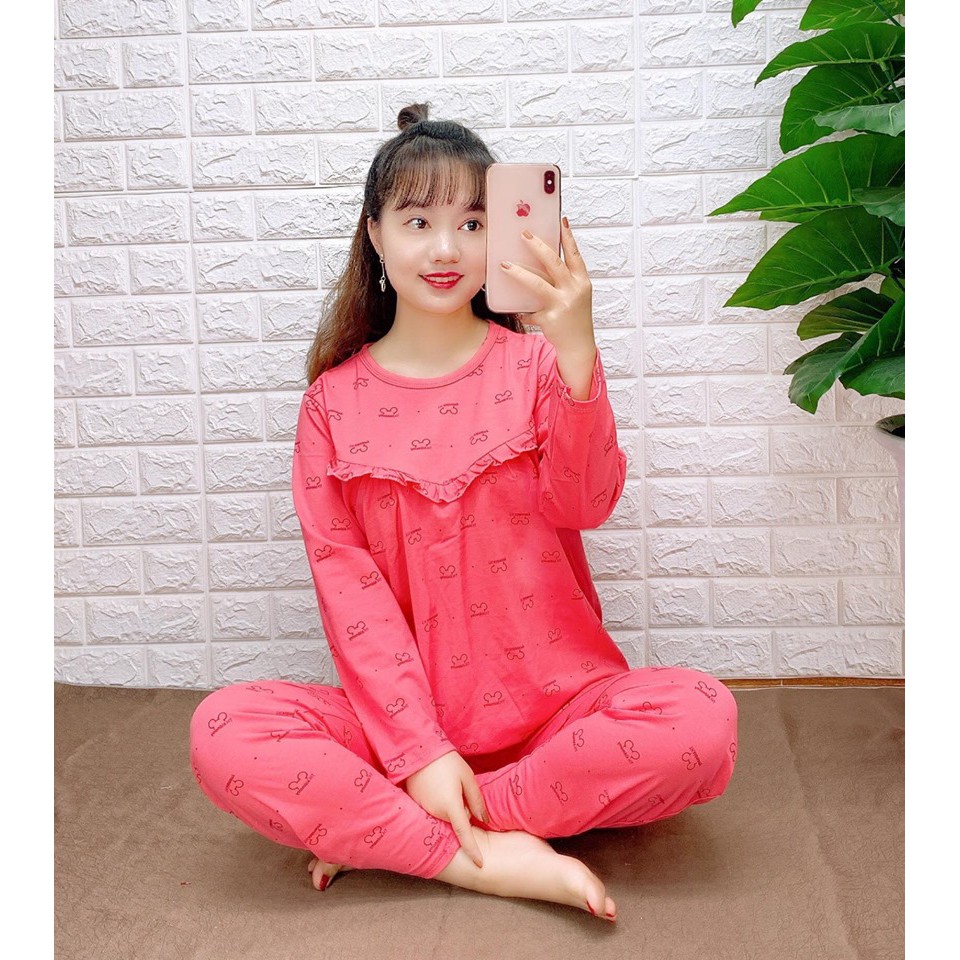 [SIZE 50-70KG]Bộ Đồ Bầu Sau Sinh Gấu Kéo Khoá Ngang Cho Mẹ