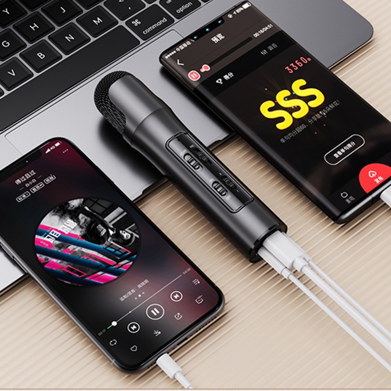 Micro zzz Cầm Tay Thu Âm Cho Điện Thoại / Máy Tính