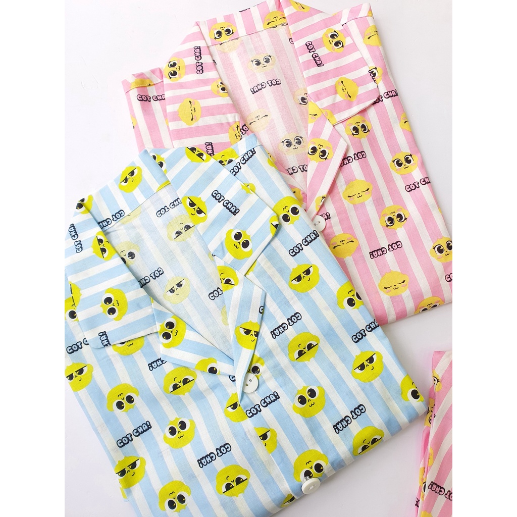 Bộ Pijama xuất Hàn hình mặt cười (18-47kg)