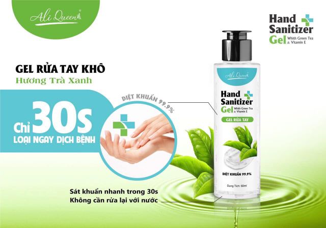 [ Xả Kho giá vốn ] Gel Rửa tay khô hương trà xanh