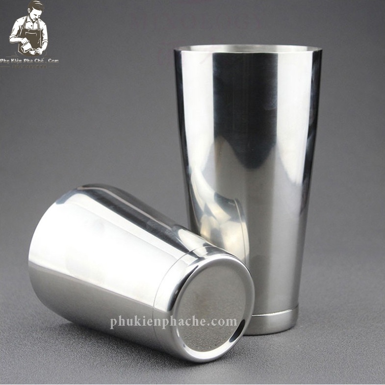 Shaker Boston - Bình Lắc Inox 2 Đáy