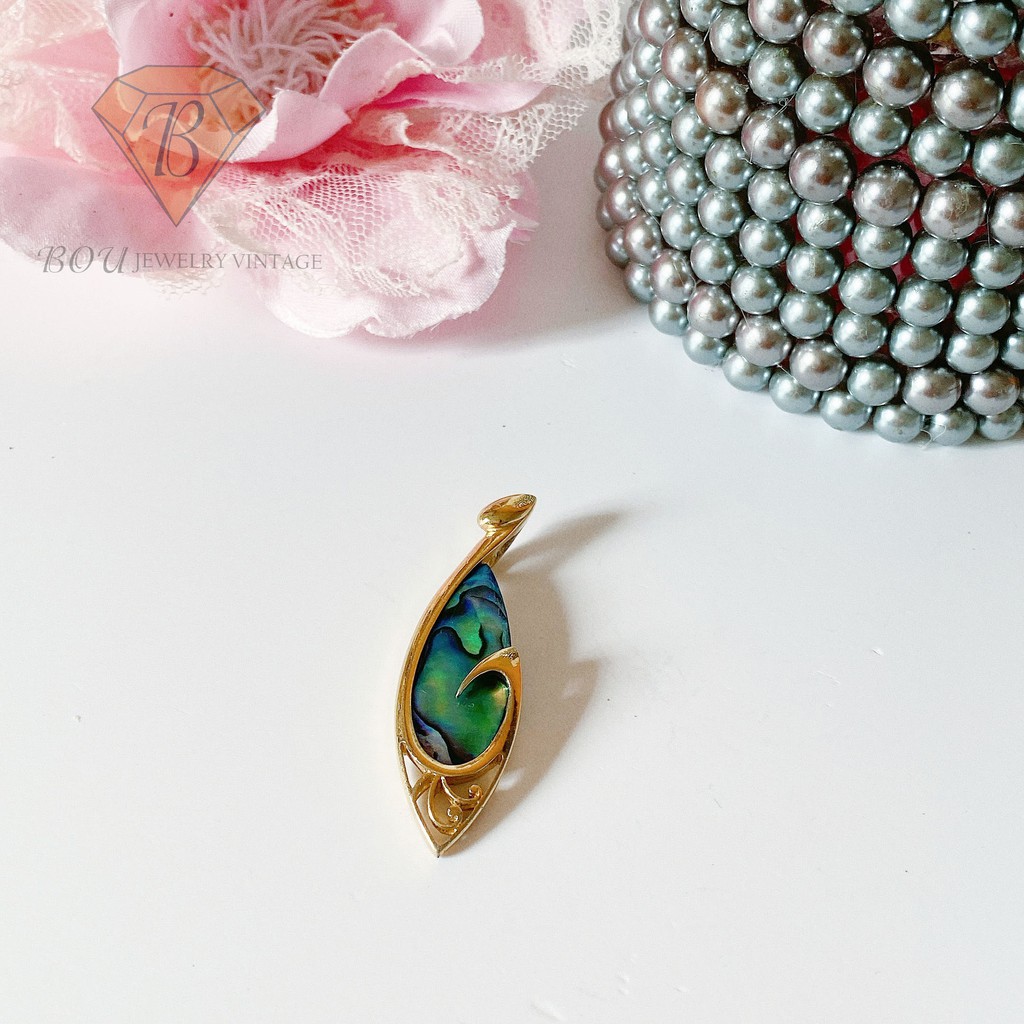 MẶT DÂY CHUYỀN XÀ CỪ  SECONDHAND NHẬT BẢN BOU JEWELRY VINTAGE MÃ MD044