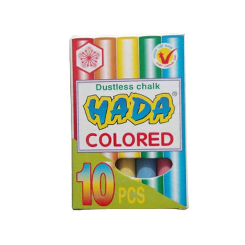 Lốc 10 hộp Phấn viết bảng trắng Hoa Đào, Phấn trắng