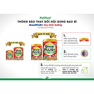 Sữa Nutifood Grow Plus 780g