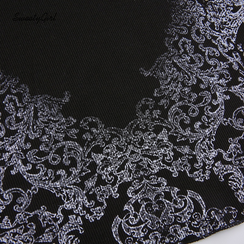 Áo Thun Tay Dài Cổ Chữ V In Họa Tiết Đôi Cánh Hoạt Hình Màu Tương Phản Dành Cho Nữ