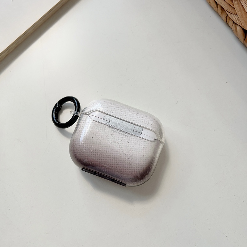 Vỏ Bảo Vệ Hộp Sạc Tai Nghe AirPods 3 Air Pods 1 2 Pro Bằng TPU Mềm Trong Suốt Chống Rơi Màu Kẹo Có Khóa