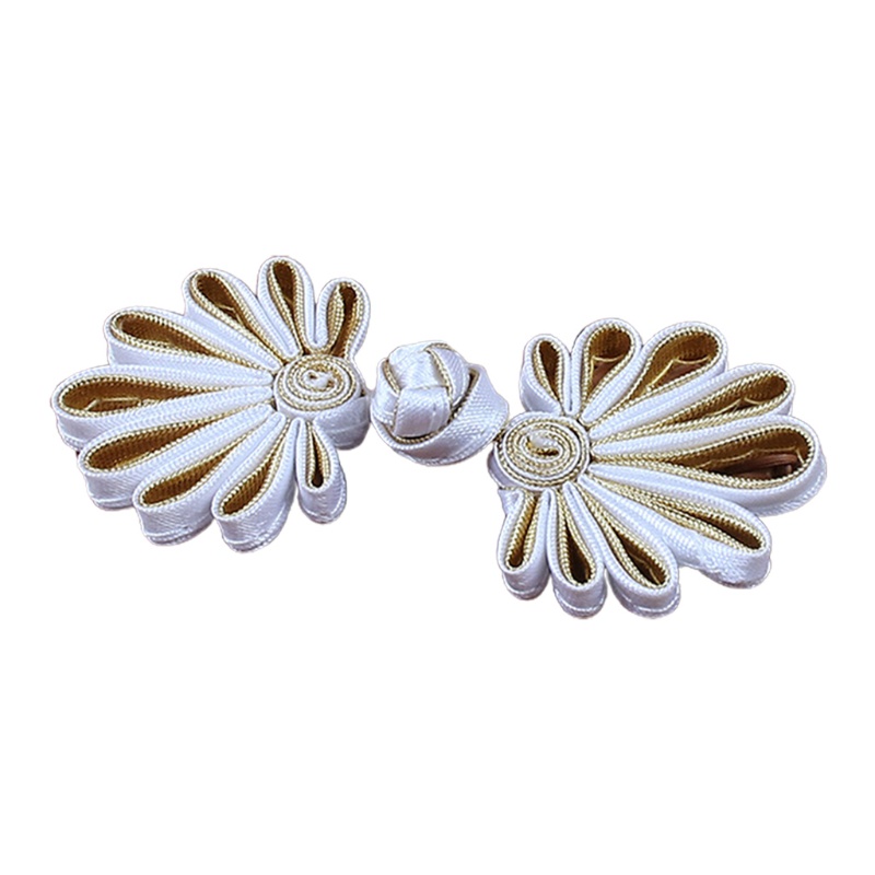 Nút Thắt Kiểu Sườn Xám Trung Hoa Bằng Vải Satin Dệt Kim Đính Nút Thắt Nút ​Thắt Nút Cho Áo Khoác