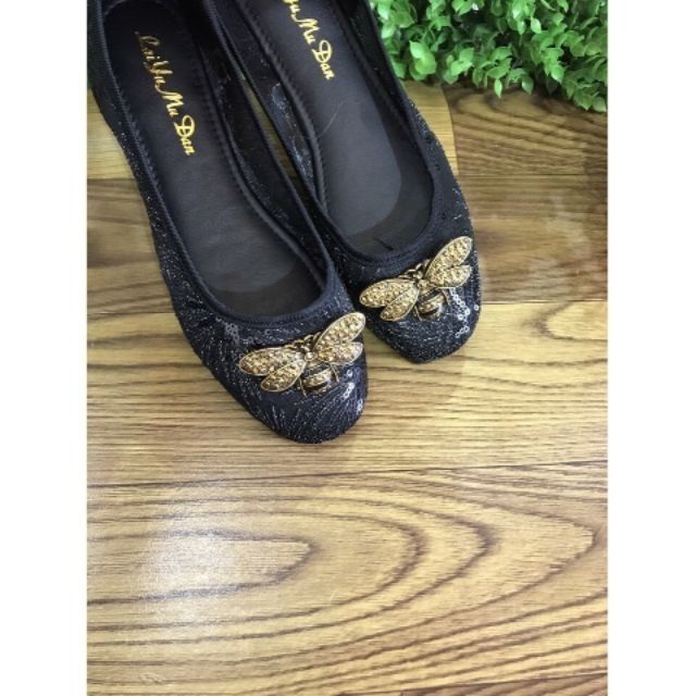 (GIÁ HỦY DIỆT.ẢNH THẬT)Giày búp bê nhựa nơ