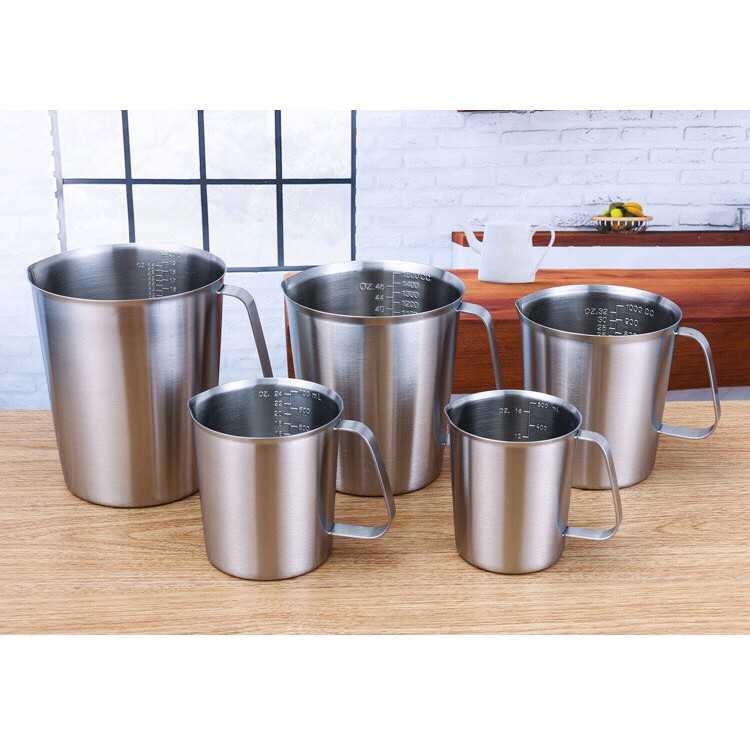 Ca Đong Inox 304 Cao Cấp - Pha Chế Trà Sữa
