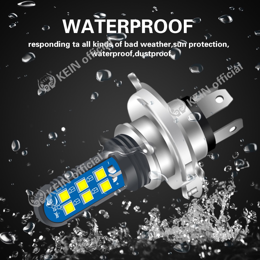 Đèn Pha H4 Led H6 BA20D P15D H6W 12V Ánh Sáng Trắng Cho Xe Máy