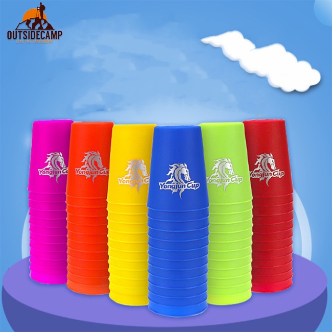Bộ 12 Cốc Chơi Thể Thao Tốc Độ Vui Nhộn Cho Bé
