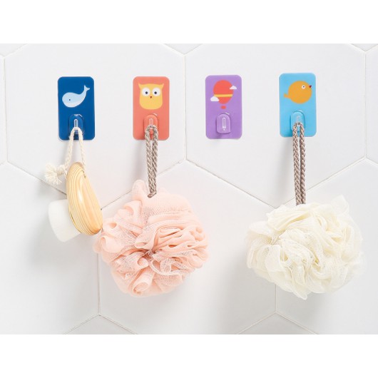 miếng dán dính tường có móc treo miếng dán hình hoa quả động vật MCT5
