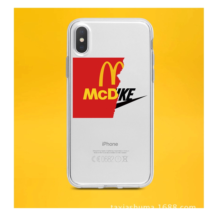 Ốp lưng iphone Ốp Điện Thoại Trong Suốt Hoạ Tiết Spoofbig Dành Cho Iphone Xs Max 11 Pro 6s / 7 / 8 Plus Xr