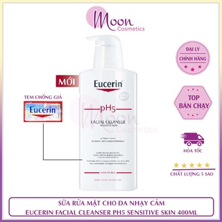 Sữa Rửa Mặt Eucerin Facial Cleanser PH5 Sensitive Skin Cho Da Nhạy Cảm 400ml
