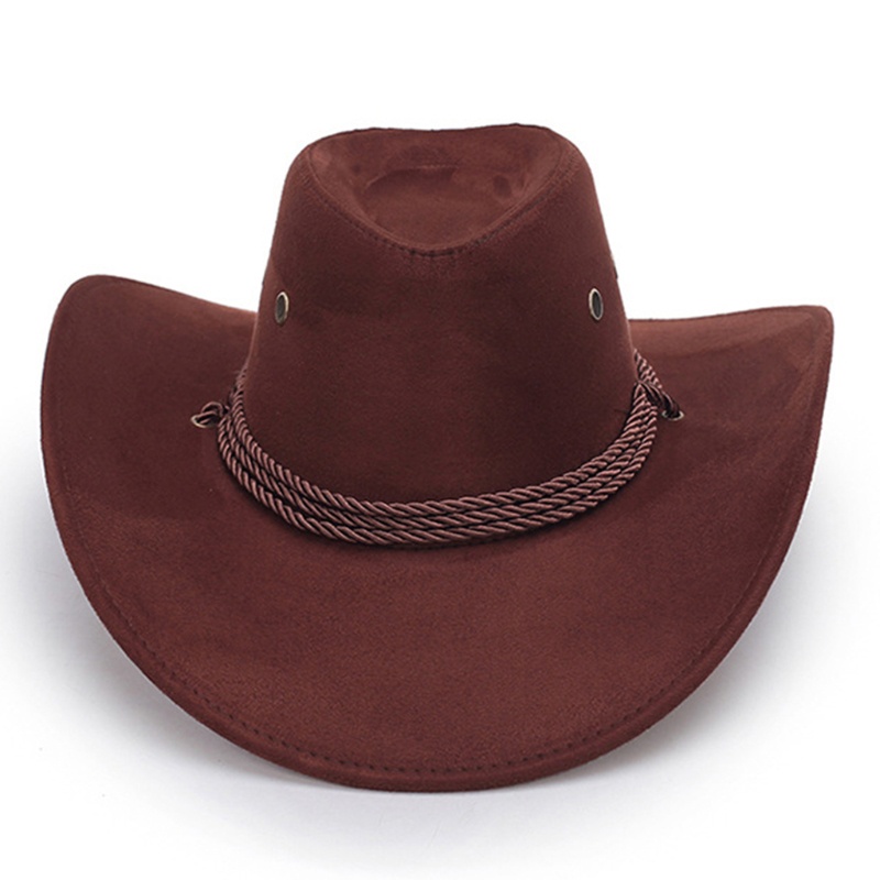 Mũ Cao Bồi Giả Da Phong Cách Cao Bồi Phương Tây