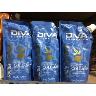 Hấp Ủ Tóc Diva Collagen Siêu Mềm Mượt 500ml