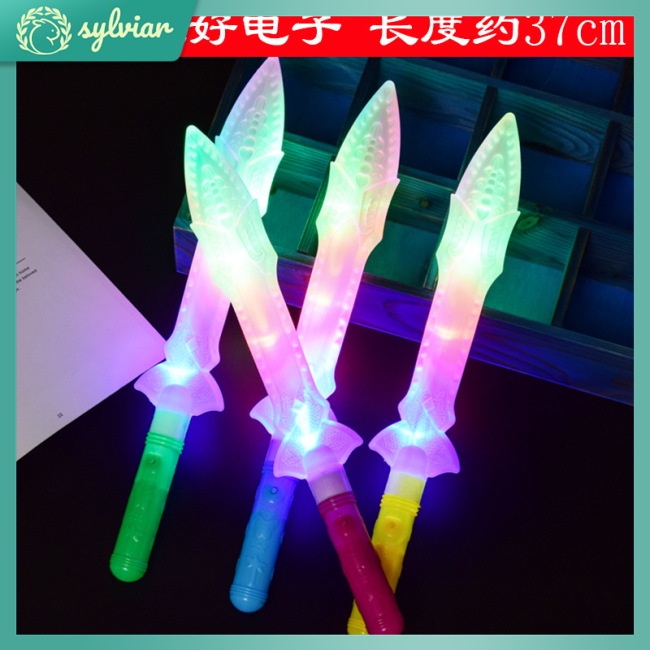 [sylviar] ☽Erd☽Kiếm Nhựa Có Đèn LED Dễ Thương Cho Bé