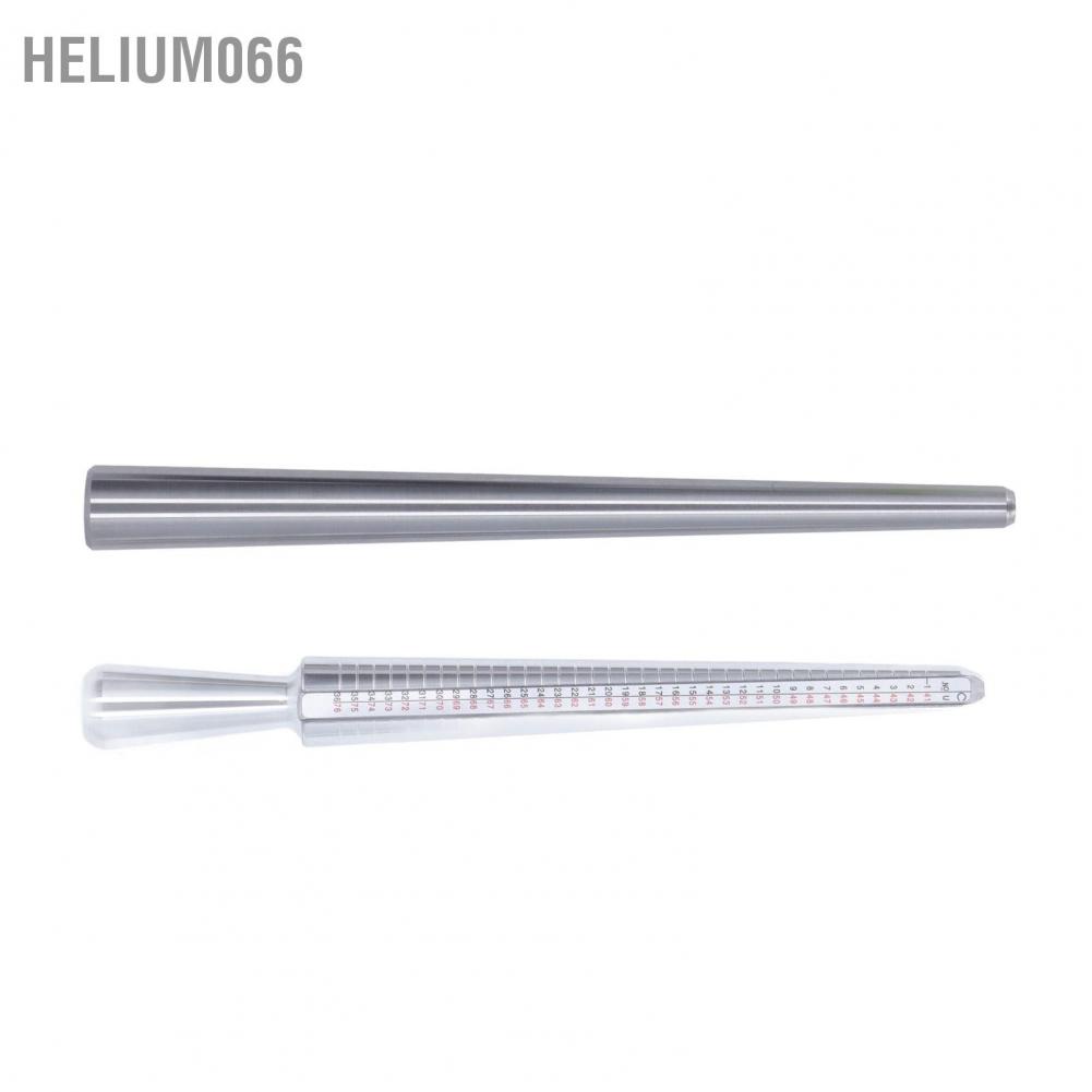 Nhẫn Mandrel Sizer ngón tay đo Đồng hồ cao su Búa gậy Bộ trang sức làm đồ Bộ dụng cụ làm đồ trang sức Helium066