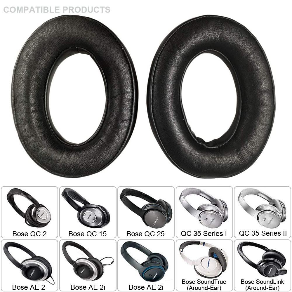 Cặp Đệm Tai Nghe Bằng Da Cừu Cho Bose Quietcomfort Qc 2 15 25 35 Qc2 Qc15 Qc25 Qc35