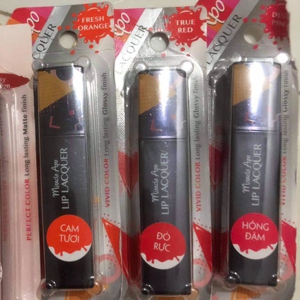 Son Kem dạng bóng Miracle Apo Lip Lacquer 3ml | BigBuy360 - bigbuy360.vn