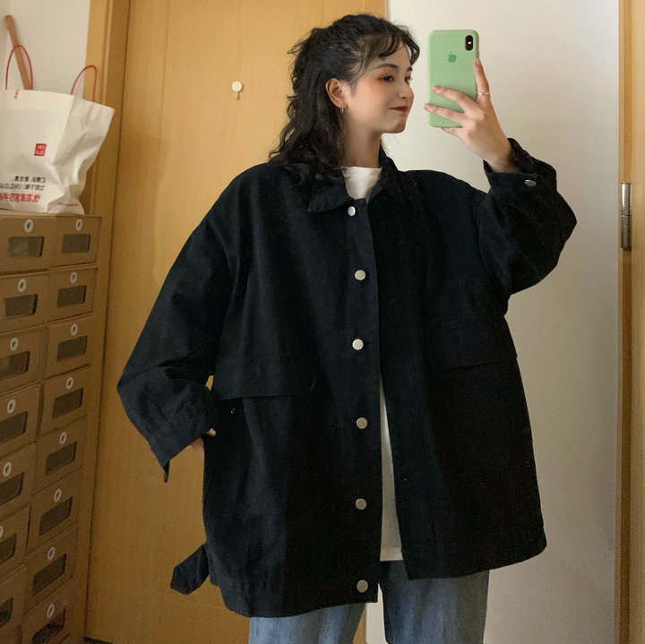 Áo Khoác Xiaozhainv Oversize Phong Cách Hàn Quốc Cho Nữ