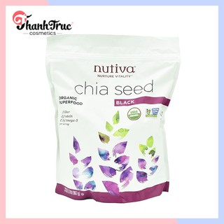HẠT CHIA SEED ORGANIC SUPERFOOD NUTIVA MỸ 1,36kg
