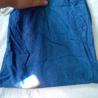 Quần Jean lỡ baggy (vải jean lụa co giãn, cạp chun)