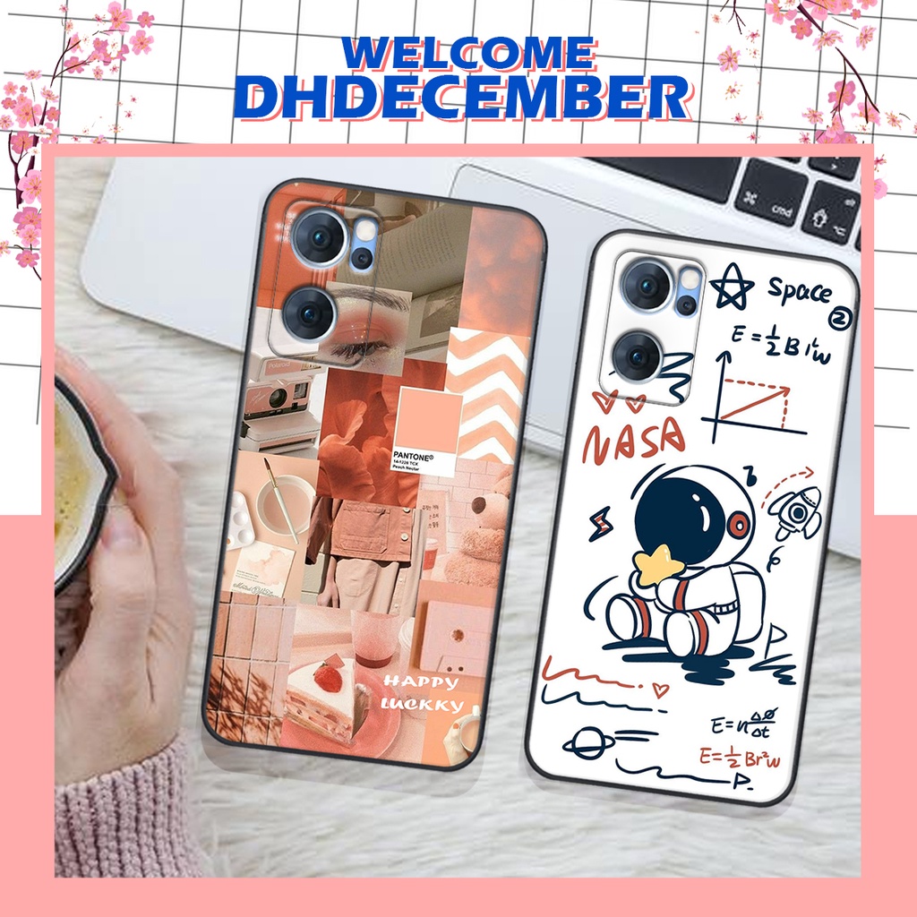 Ốp lưng Oppo RENO 7 5G - ỐP BẢO VỆ CAMERA in hình nice ,good luck happy ốp xinh viền dẻo đẹp chất