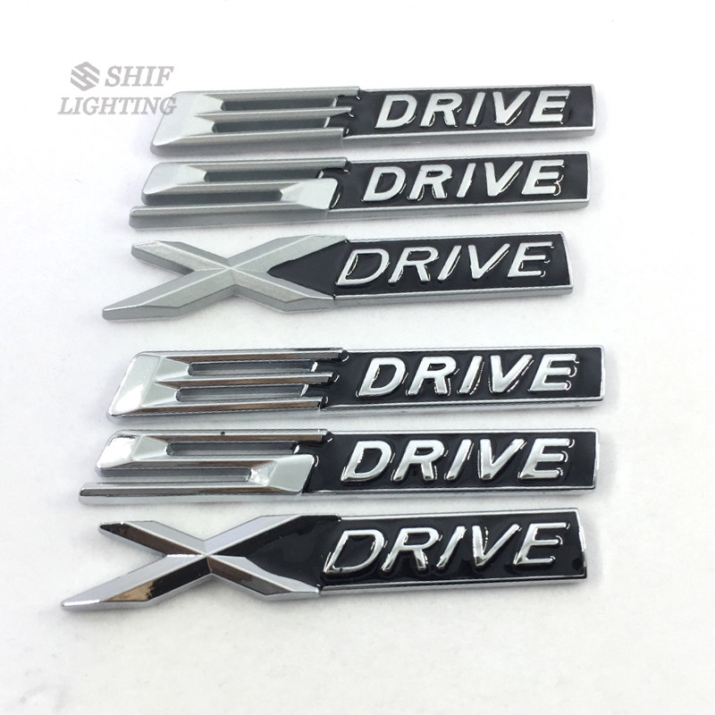 Miếng dán trang trí xe hơi hình chữ EDRIVE SDRIVE XDRIVE bằng kim loại dành cho xe hơi BMW