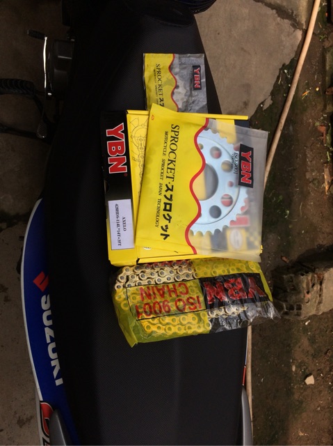 Nhông sên dĩa  YBN cho Suzuki Axelo 14-35