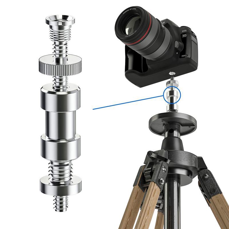 Set 21 đinh ốc chuyển đổi ren xoắn 1/4 sang 3/8 Inch cho máy ảnh DRV