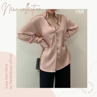 (THE DAILY BASIC) - ÁO SƠ MI SUZIE SATIN