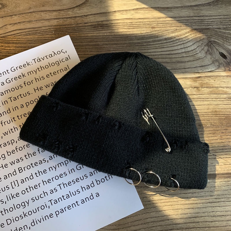 Mũ Len Phong Cách hip hop Hàn Quốc Cho Nam Nữ