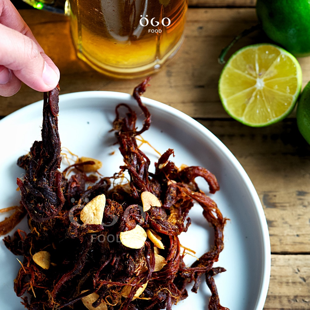 (LOẠI NGON) HEO KHÔ CHÁY TỎI - VỊ HÀ NỘI, SÀI GÒN - OGO FOOD - 100G, 200G, 300G | BigBuy360 - bigbuy360.vn